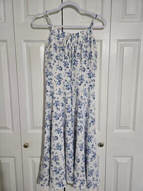 Unknown brand large women's floral mid length dress